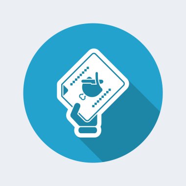 Kağıt gıda simgesi