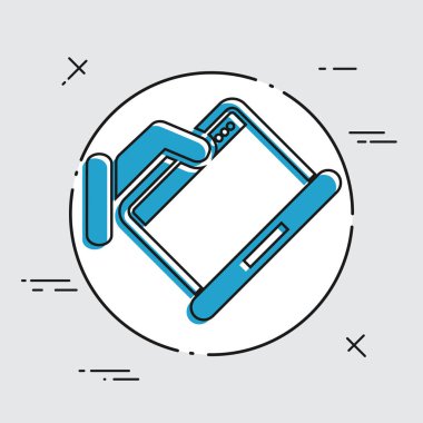 dizüstü bilgisayar basit simgesi