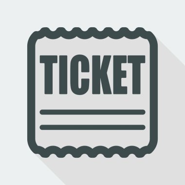 tek tiket simgesi 