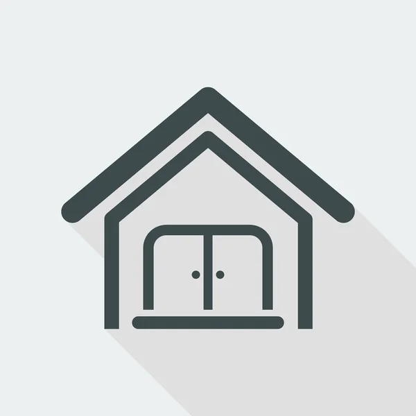 Huis één pictogram — Stockvector