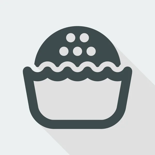 Icône de pâtisserie unique — Image vectorielle