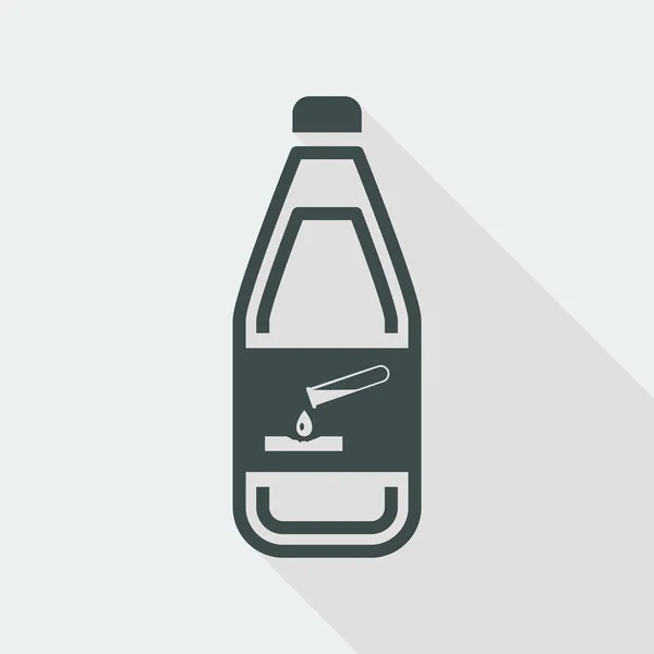 Jediné nebezpečí láhev ikona — Stockový vektor