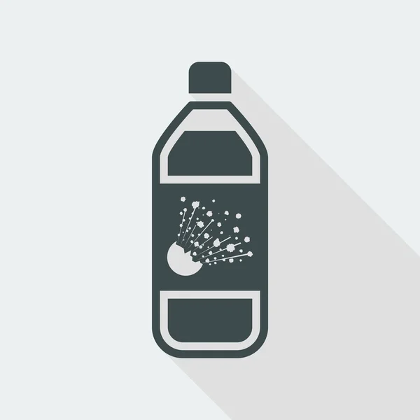Single danger bottle icon — Stock Vector