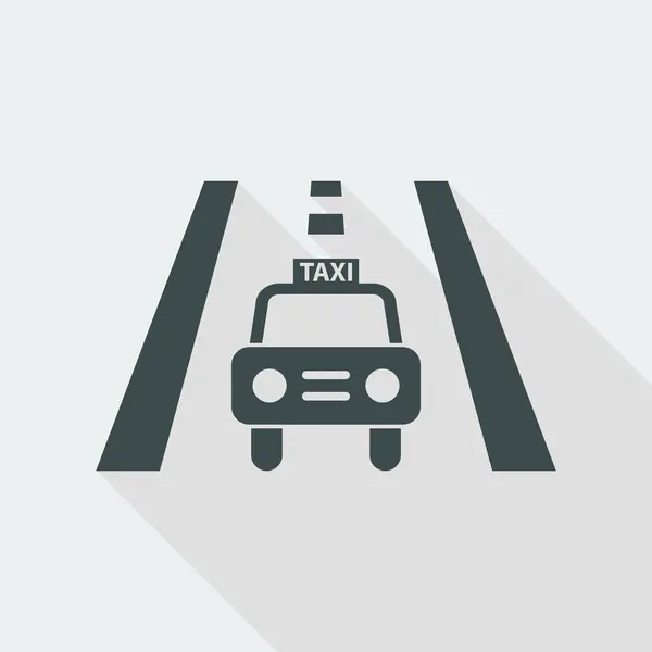 Taxi web pictogram — Stockvector