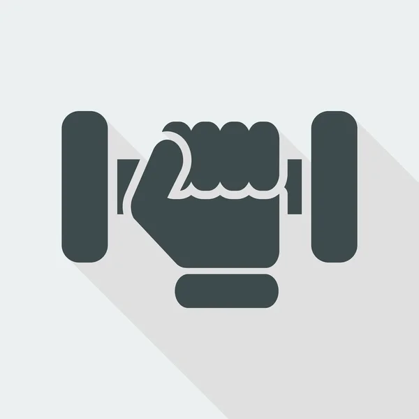 Web-Ikone Fitnessstudio — Stockvektor