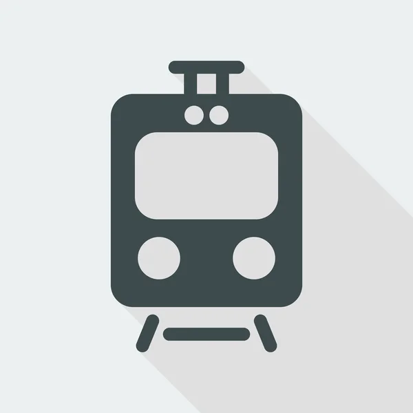 Icono de tren único — Vector de stock