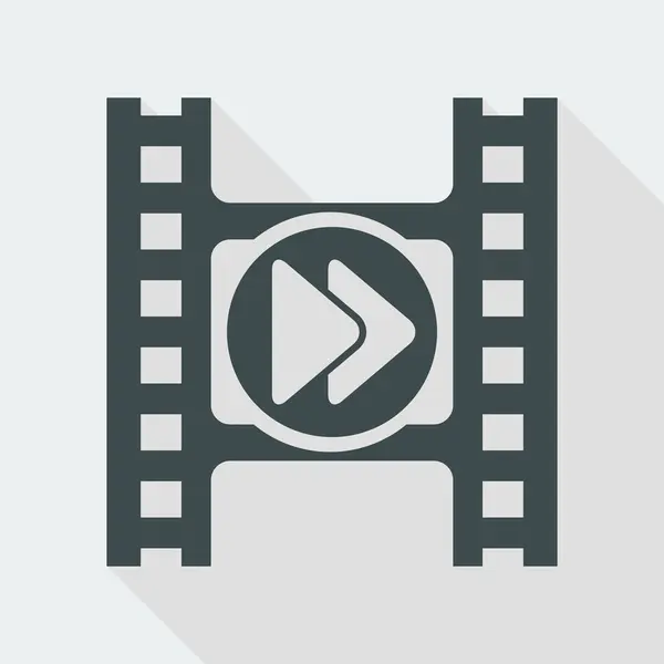 Videoplayer-Symbol — Stockvektor