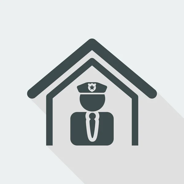 Icône de police unique — Image vectorielle