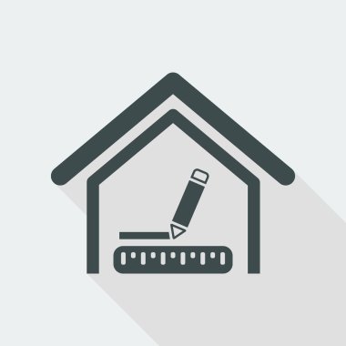 Ev tasarımı simgesi  