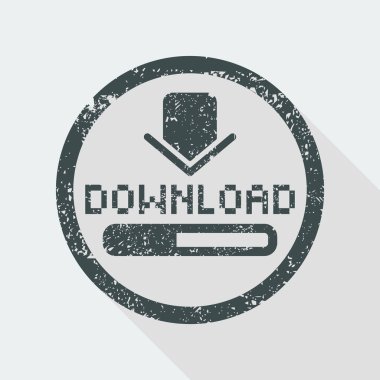 Grunge damga simge indir