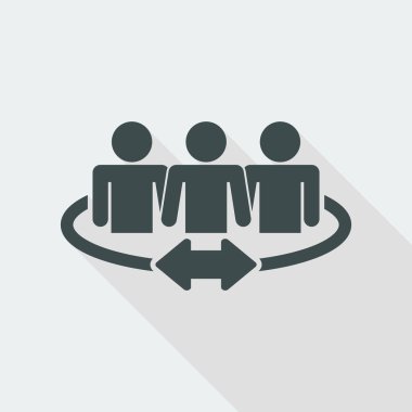 bağlı kişi simgesi