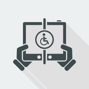 Handikap tablet bağlantı simgesi