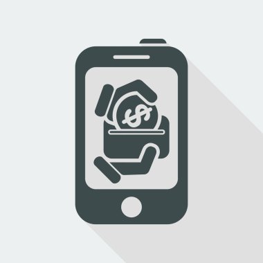 Mobil bankacılık simgesi