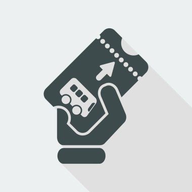 otobüs bileti simgesi 