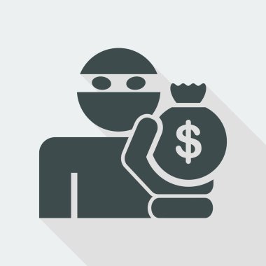 tek hırsız simgesi 