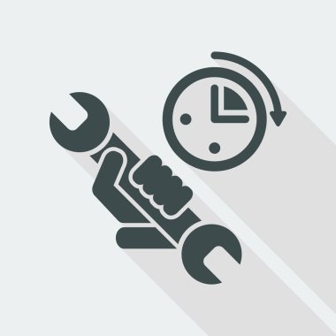 Yardım saat simgesini