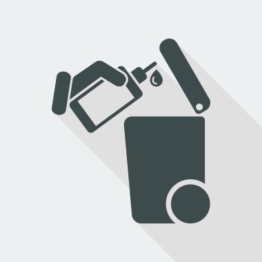 Atık toplama simgesini ayır 