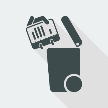 Atık toplama simgesini ayır 