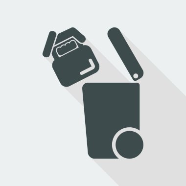 Atık toplama simgesini ayır 