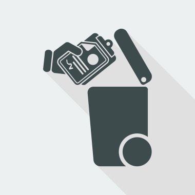 Atık toplama simgesini ayır 