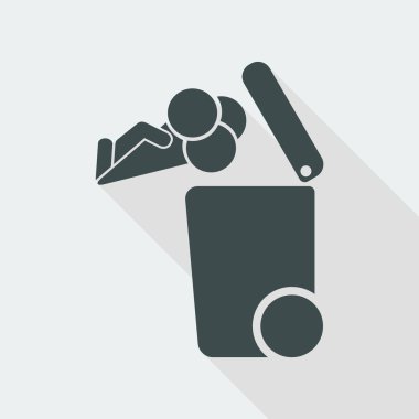 Atık toplama simgesini ayır 