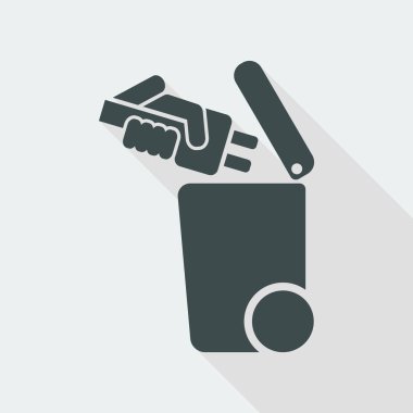 Atık toplama simgesini ayır 