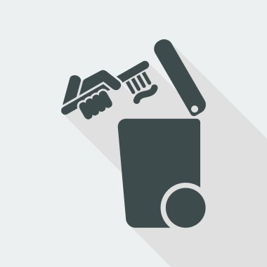 Atık toplama simgesini ayır 