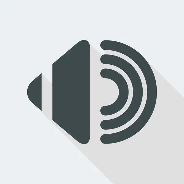 Singola icona audio — Vettoriale Stock