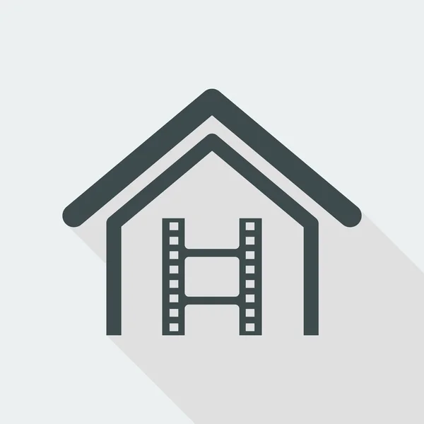 Homevideo pictogram — Stockvector