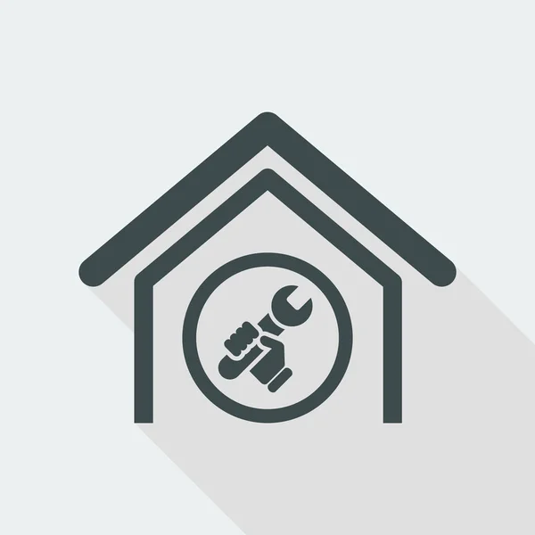 Dostosować ikonę domu — Wektor stockowy