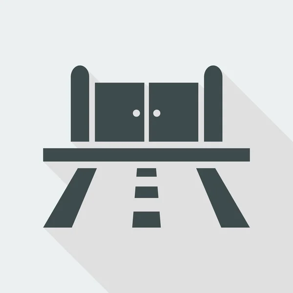 Design of road icon — Stock Vector