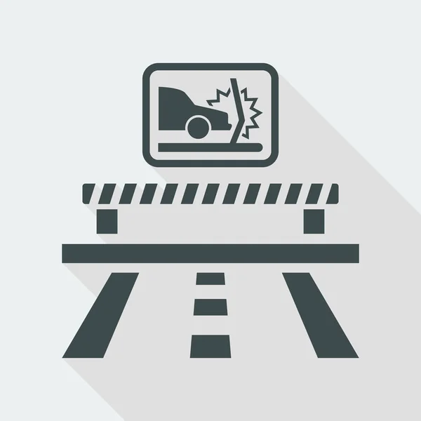 Crash auto pictogram — Stockvector