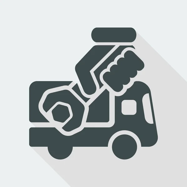 Assistance van icon — Stock Vector