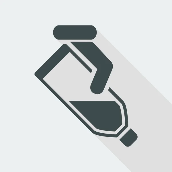 Verser l'icône bouteille liquide — Image vectorielle