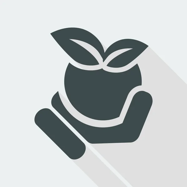 Icono de comida de tomate — Vector de stock