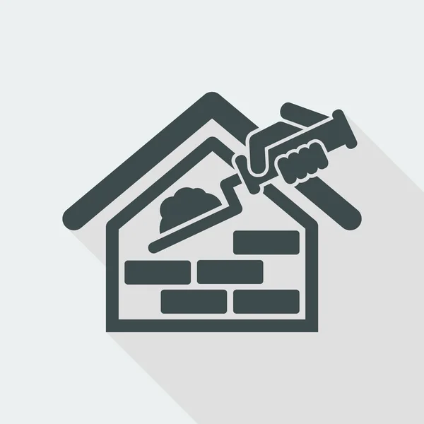 Building flat icon — Stock Vector