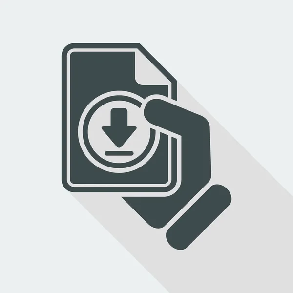 Descargar icono de enlace de documento — Vector de stock