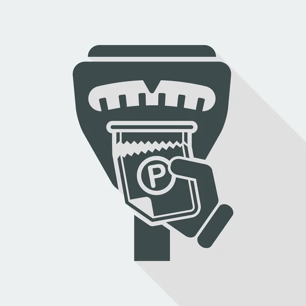 Parking meter icon — Stock Vector