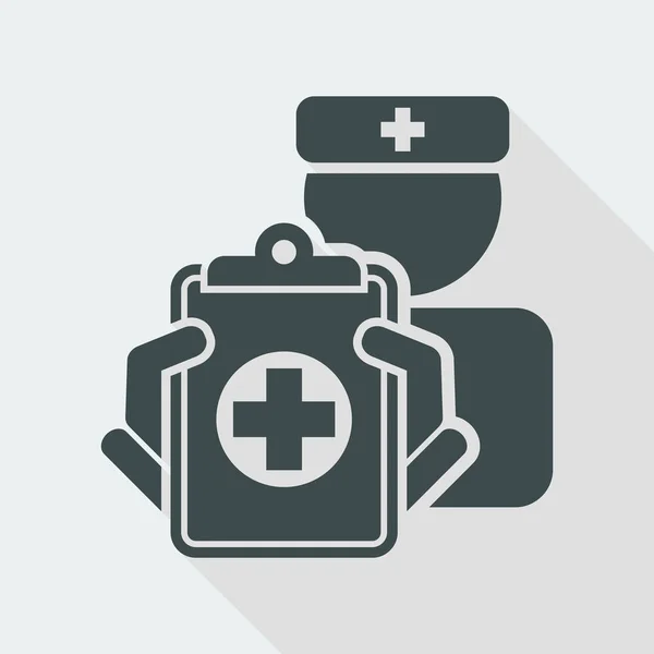 Medical document icon — Stock Vector
