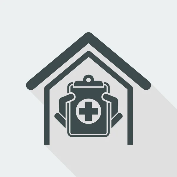 Icono del documento médico — Vector de stock