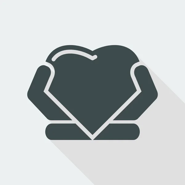 Heart icon illustration — Stock Vector