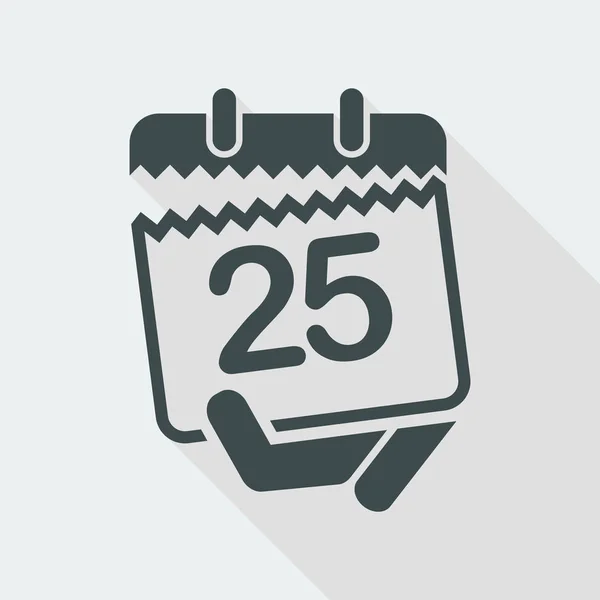 Ícone de conceito de calendário — Vetor de Stock