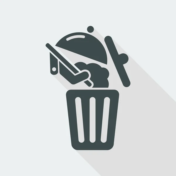 Trash web icon — Stock Vector