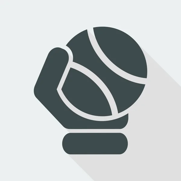 Icono de pelota de tenis — Vector de stock