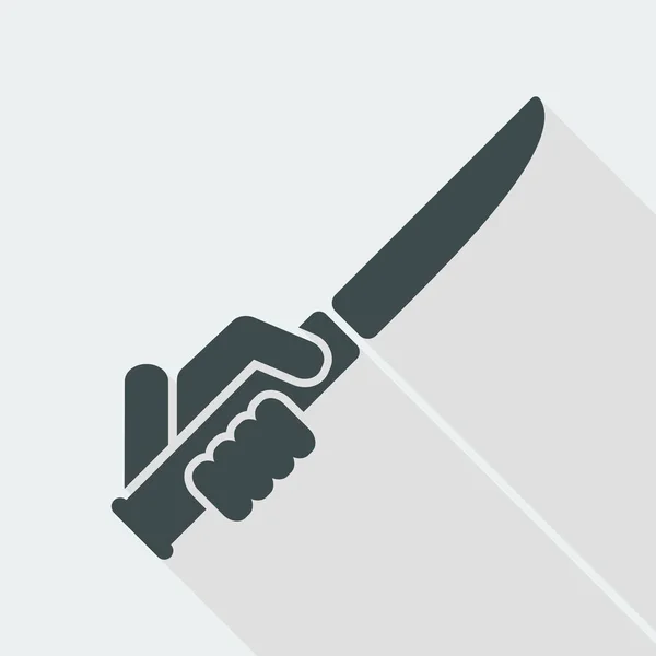 Icono cuchillo de cocina — Vector de stock