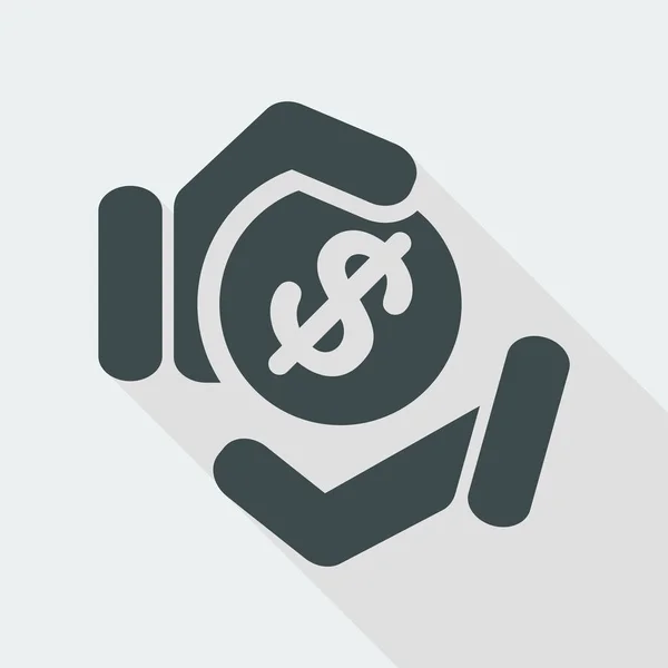 Ícone de pagamento de dinheiro — Vetor de Stock