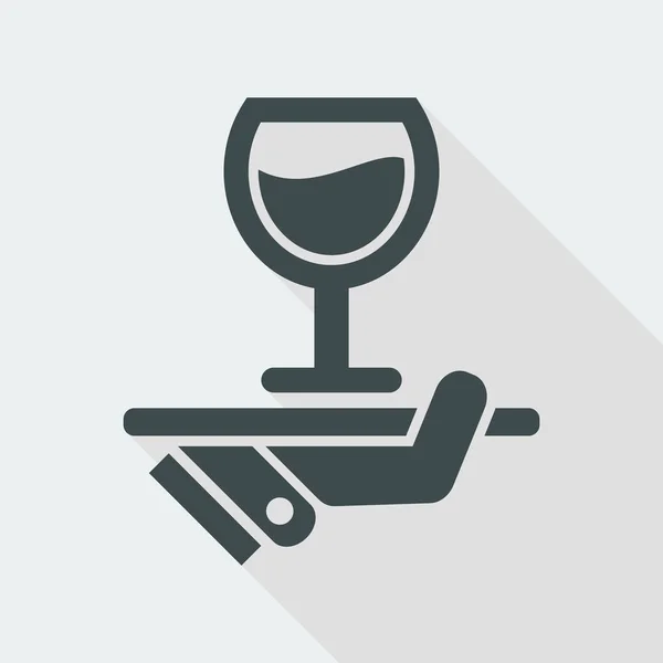 Icono de lista de vinos — Vector de stock