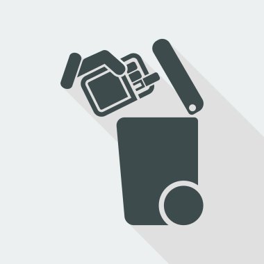 Atık toplama simgesini ayır