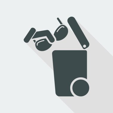 Atık toplama simgesini ayır