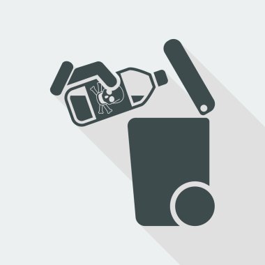 Atık toplama simgesini ayır